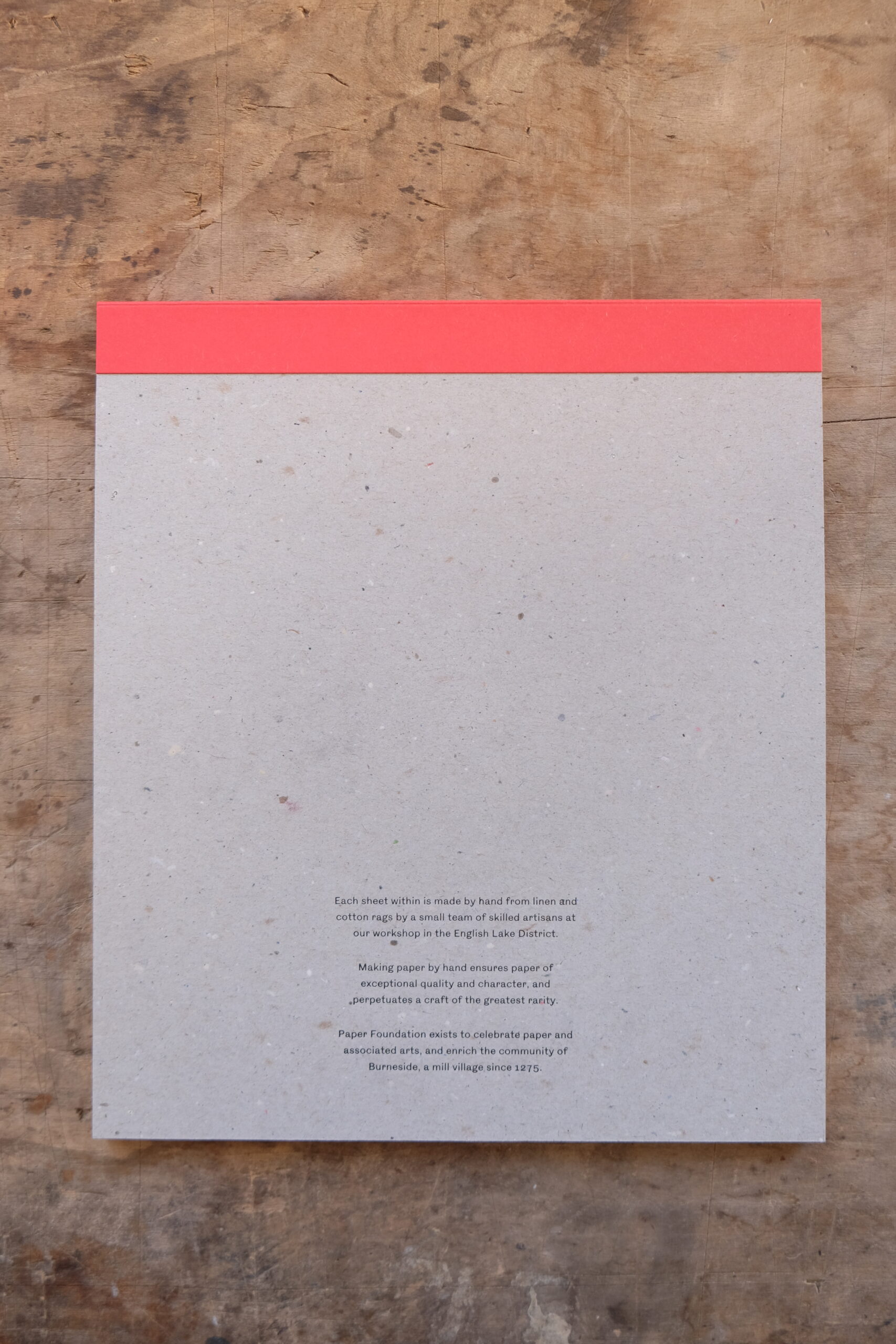 Medium Artpad, Pillar Box Red, Ivory Paper - Paper Foundation